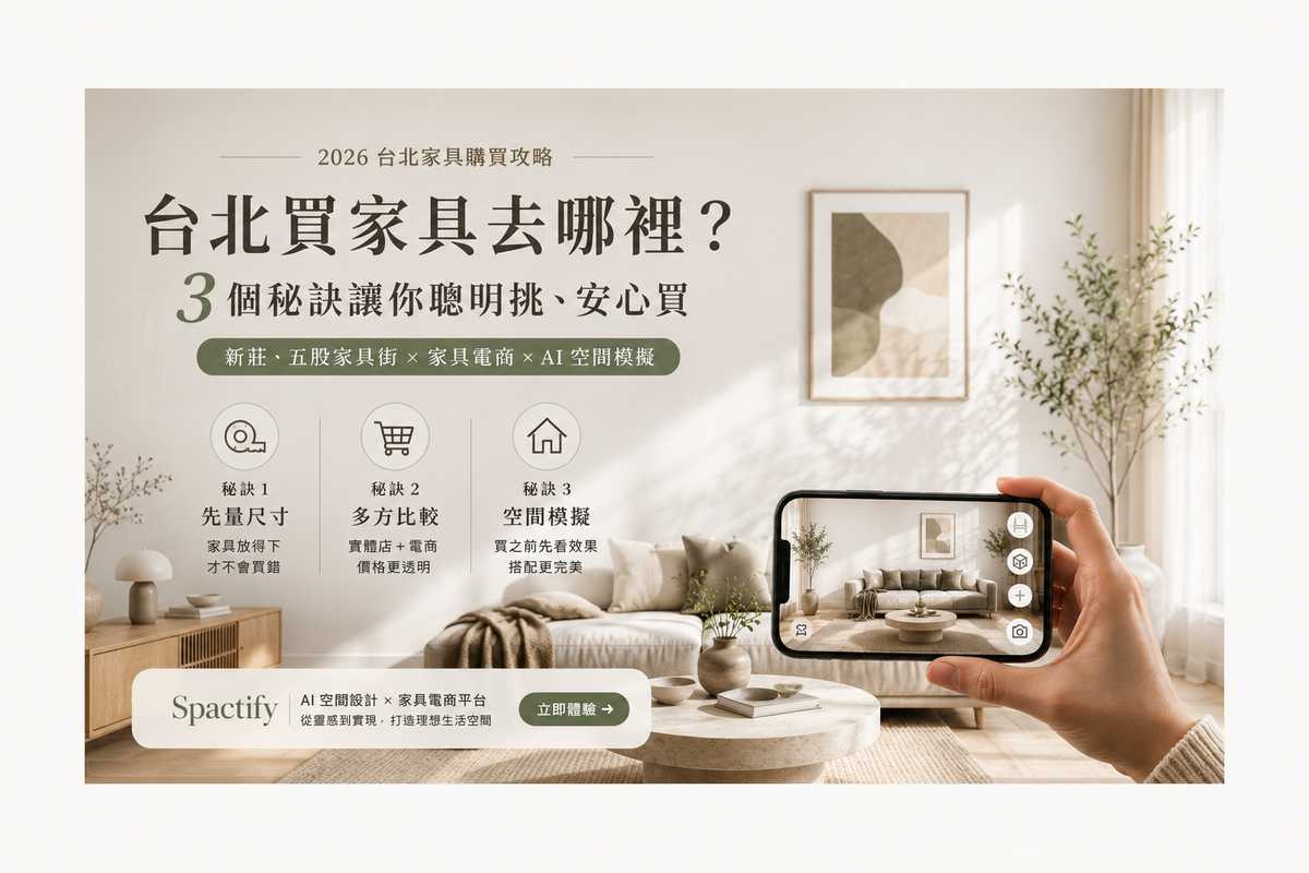 台北買家具推薦-3大挑選指南！新莊五股家具街與家具電商比較