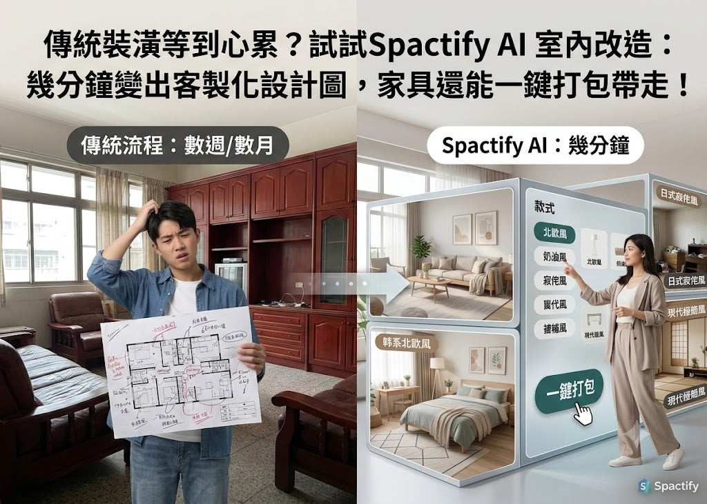 房間的設計風格怎麼選？用 AI 一鍵套用，找到最適合你的房間風格